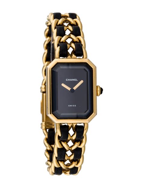 chanel gold watch